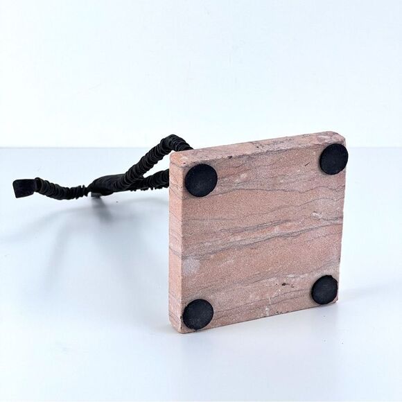 Vintage Brutalist Metal Wire Figure Sculpture On Stone Base MCM Art - Picture 7 of 10